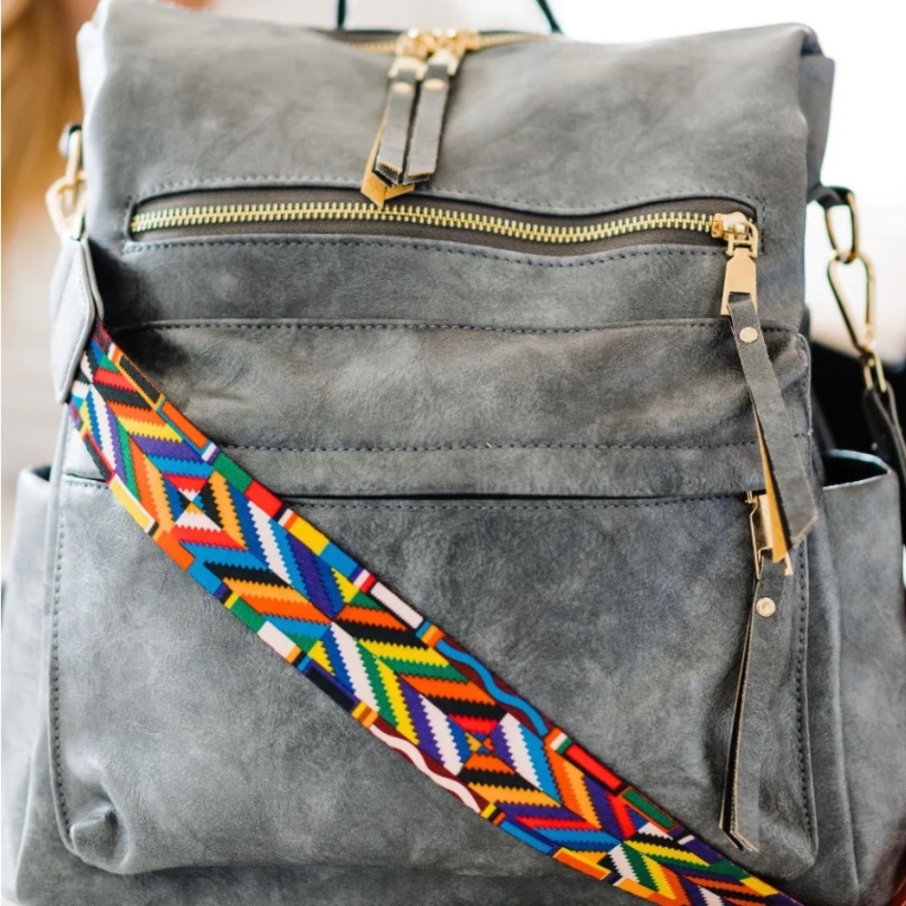 Modern + Chic Brielle Convertible Backpack Purse - Gray